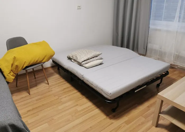 Smilteles With Balcony, Self-check In, Free Parking 아파트